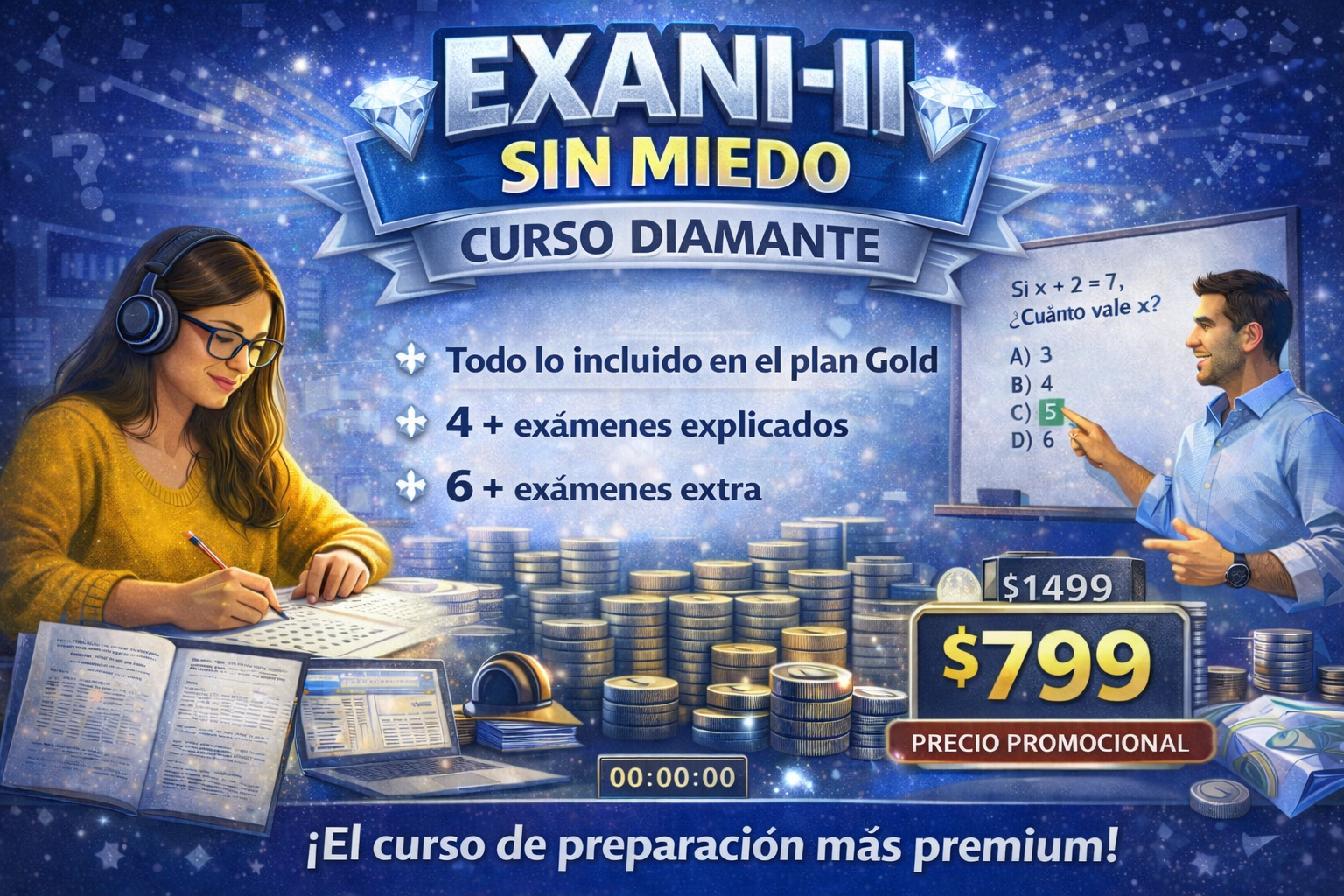 EXANI-II Sin Miedo – Plan Diamante
